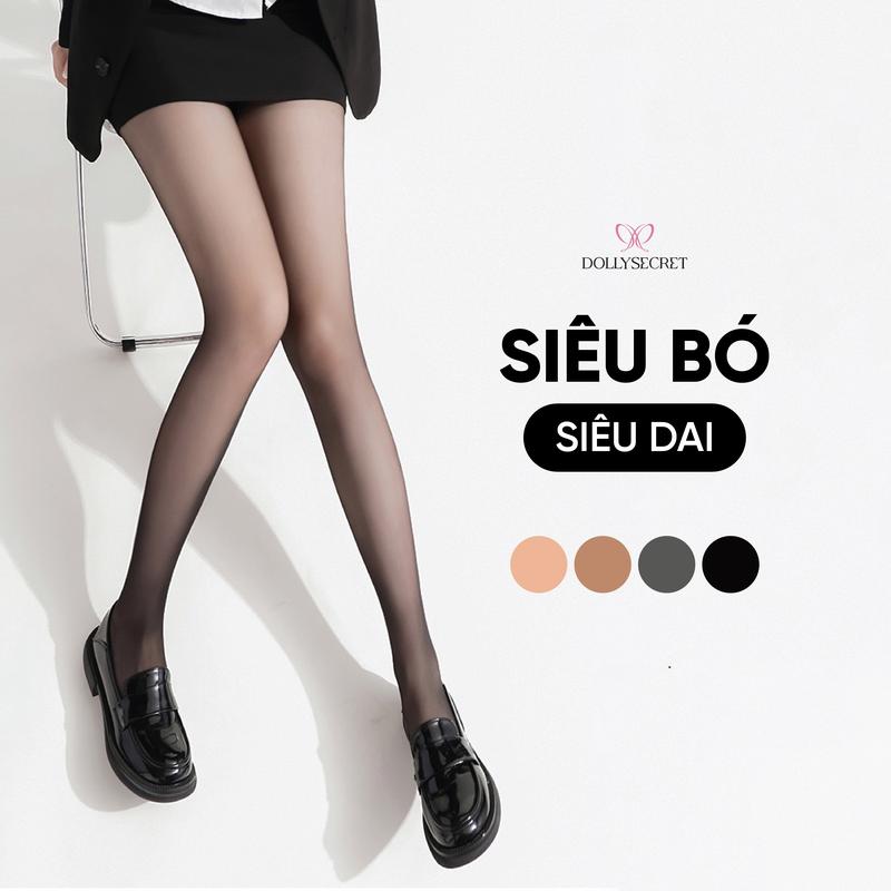 Combo 2 -T37 - Quần tất siêu bó thon chân mềm mịn DOLLY SECRET siêu dai Freesz <1m67< 60kg Nữ Women quantat sieu mong