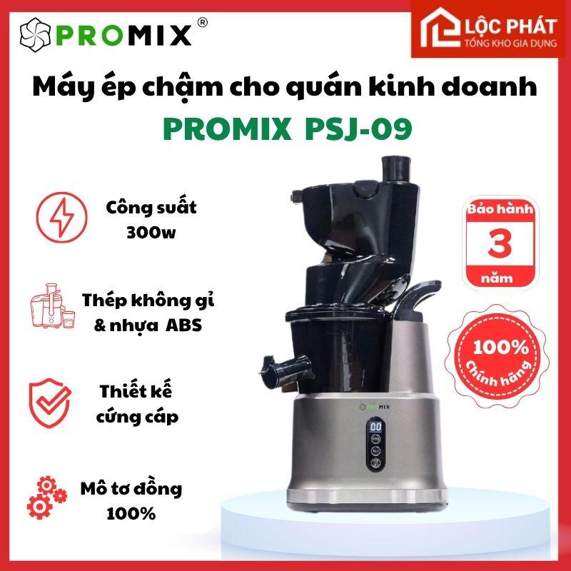A4QC. Tặng Cân Điện Tử + Máy Ép Chậm Promix PSJ-09 Ép Kiệt Bã, Giữ Trọn Dưỡng Chất, Ít Tách Nước, BH 36 Tháng