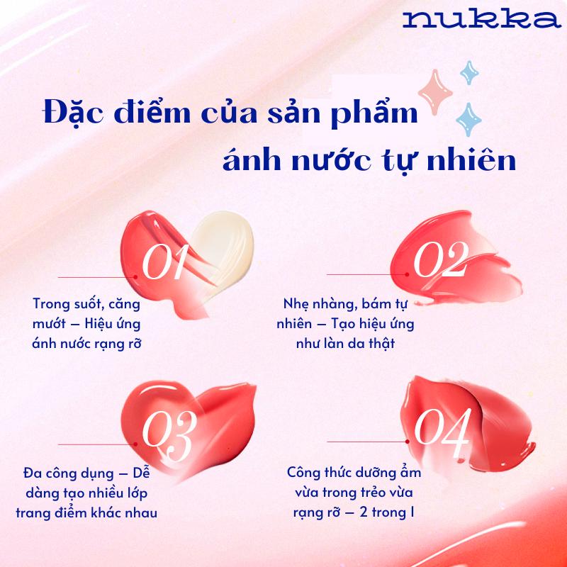 Product Introduction of [Live] Nukka Má Hồng Kem Highlight Hiệu Ứng Ánh Nước - Căng Bóng Dưỡng Ẩm, Tạo Khối Khuôn Mặt, Nâng Tone Tự Nhiên 2