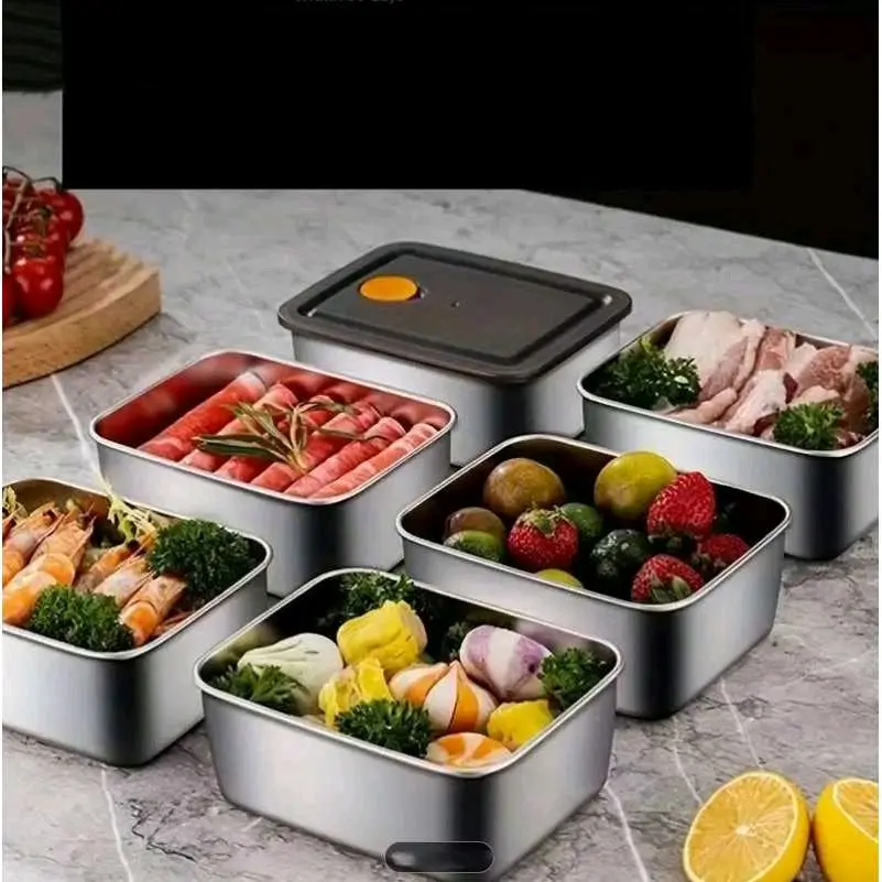 Acebon/taffhome Kotak Makan Lunch Box Multifunctional Stainless Steel 304 550ml