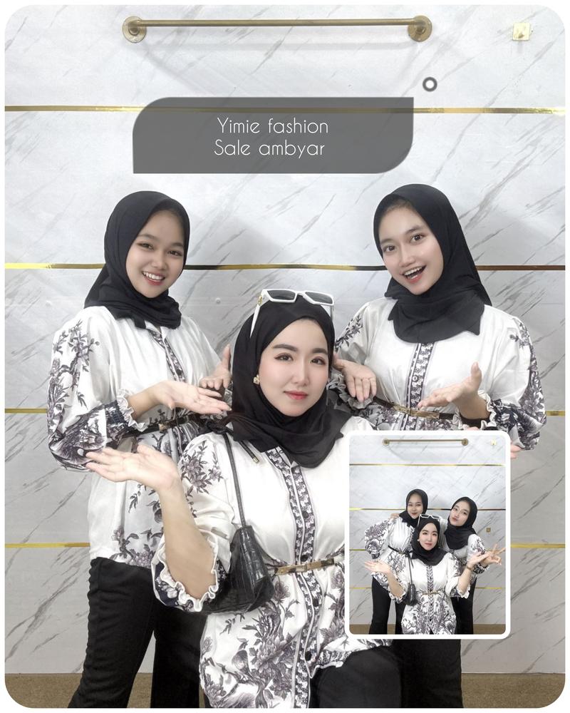 Product Introduction of YM yimie fashion || Special live 2025 || campur model campur warna semua yang di review koleksi yimie fashion Wanita Panjang Oversize 2