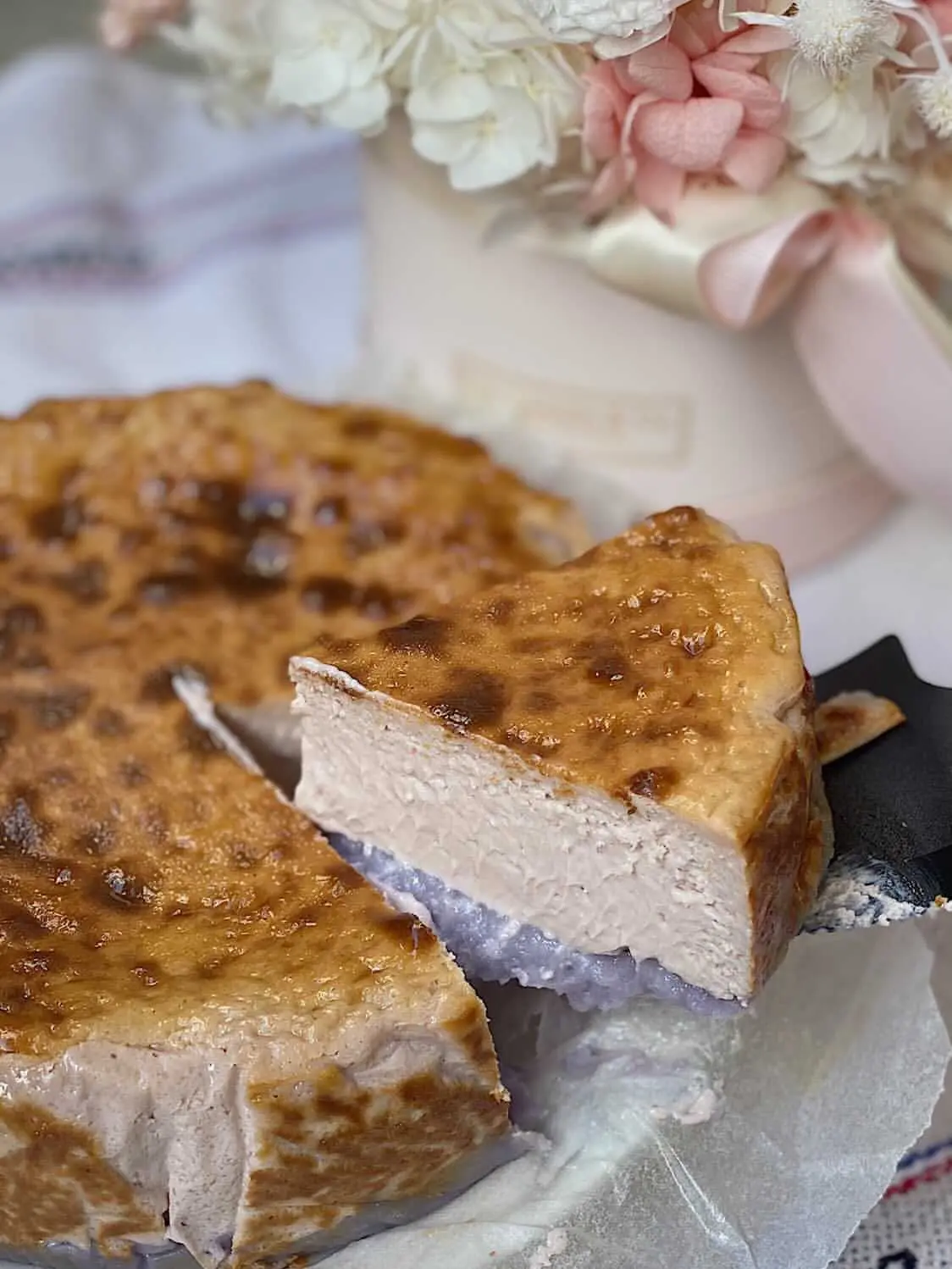 7" Orh Nee Basque Cheesecake
