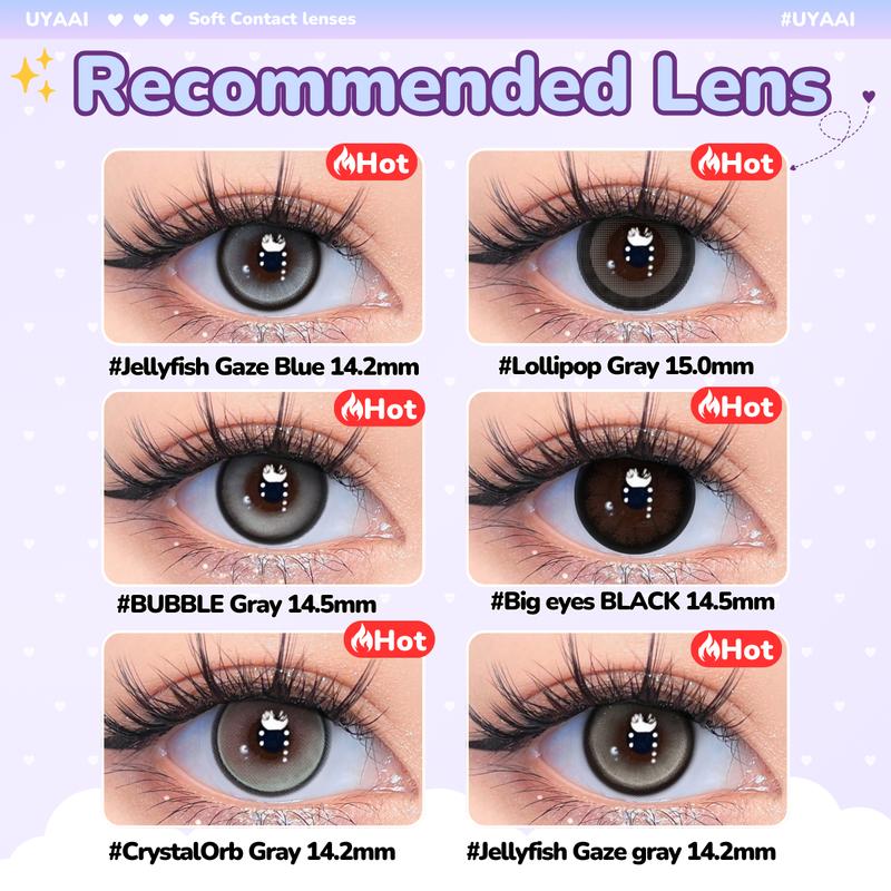 [COD] UYAAI SOFTLENS Jellyfish Gaze COLOR LENSA KONTAK BIG EYES 14.2-15 MM USE 6 MONTH Contact Lens 2