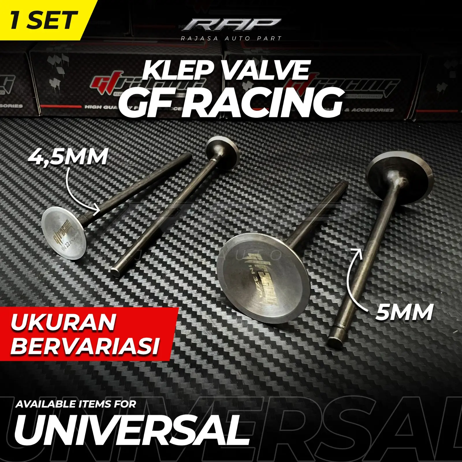KLEP GF RACING THAILAND PAYUNG KLEP 24/28 19/22 22/24 22/25 23/27 29/25 30/26 30/34 30/35 31/37 31/36 32/28 33/28 34/29 MM ORIGINAL GF RACING