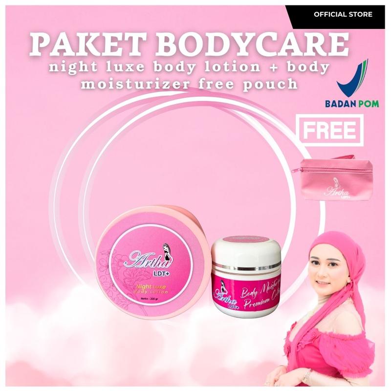 Product Introduction of [ARTHA LDT] PAKET EXTRA WHITE EVERY NIGHT (body booster malam 1 + body lotion malam 1 ) FREE POUCH  Tubuh [Pencerah Hand] 1