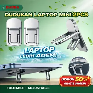 [DUORA] 2PCS Bracket Stand Holder Laptop Pembuang Panas Universal Penyangga Notebook Adjustable Foldable Anti Panas