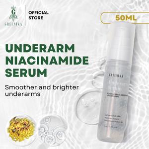 [ 10X UNDERARM WHITENING SERUM ] Greenika 10X Underarm Whitening Serum Armpit Whitening Dark Spot Dark Lines Chicken Skin Whitening Moisturizer Underarm Whitening Cream Aloe Vera Smoother Armpit Whitening Underarm Serum Antiperspirant
