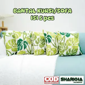 PAKET BANTAL SOFA ISI SILIKON 50 RIBU DAPAT 5 PCS ADA RESLETING