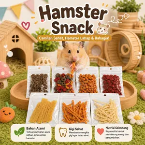 Fish snack 30-40pcs Snack Hamster Snack ikan makanan Sugar glider/Landak mini