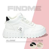 Gambar FINDME 36-40 Aldine Sepatu Sneakers Wanita Kekinian Highcut Nyaman Classy Simple Keren Bahan Pu Berkualitas - Black, 36 dari findme id_NEW Kab. Tangerang 1 Tokopedia