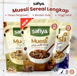 Safiya Muesli 1 Kg Oatmeal Dried Fruit Sereal Lengkap Rendah Kalori
