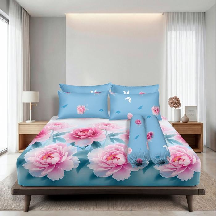 Gambar Illusions - Sprei King 180x200 Tinggi 25Cm Bantal 2 - New Launching - Calia dari Lady Rose Sprei Kab. Bandung 2 Tokopedia