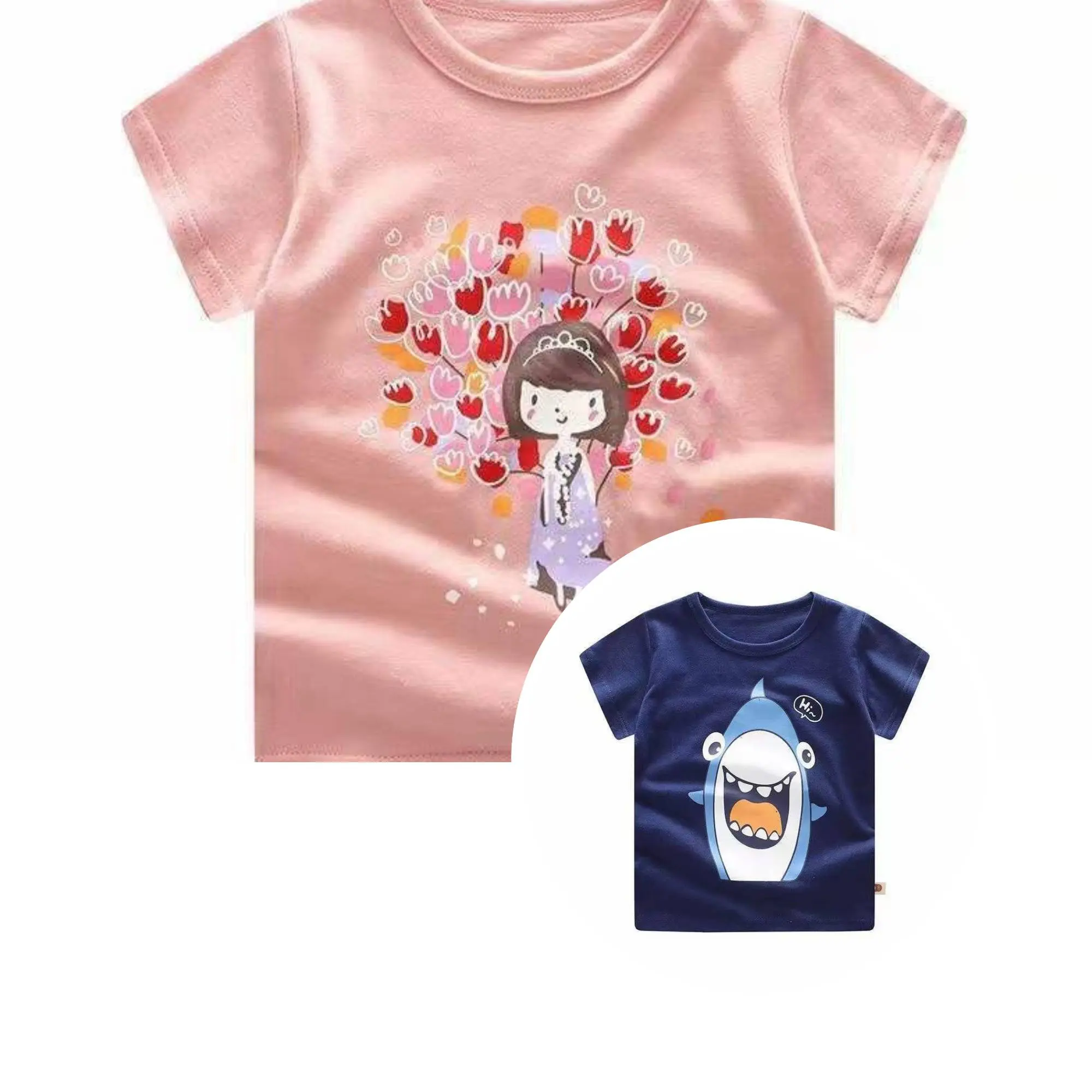 Bass Fashion Kaos Anak Perempuan Import Lengan Pendek