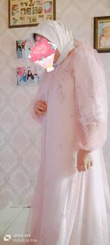 Product Review of Moana Set Hijab Segiempat Gamis Wanita Muslim Mewah Ceruty Babydoll Printing Mix Tille Tutu Cantik from i**p 2