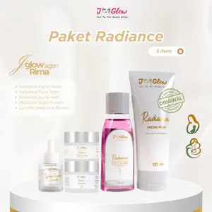 Jglow Radiance (produk perawatan wajah yang mampu melembabkan & mencerahkan) - 5pcs