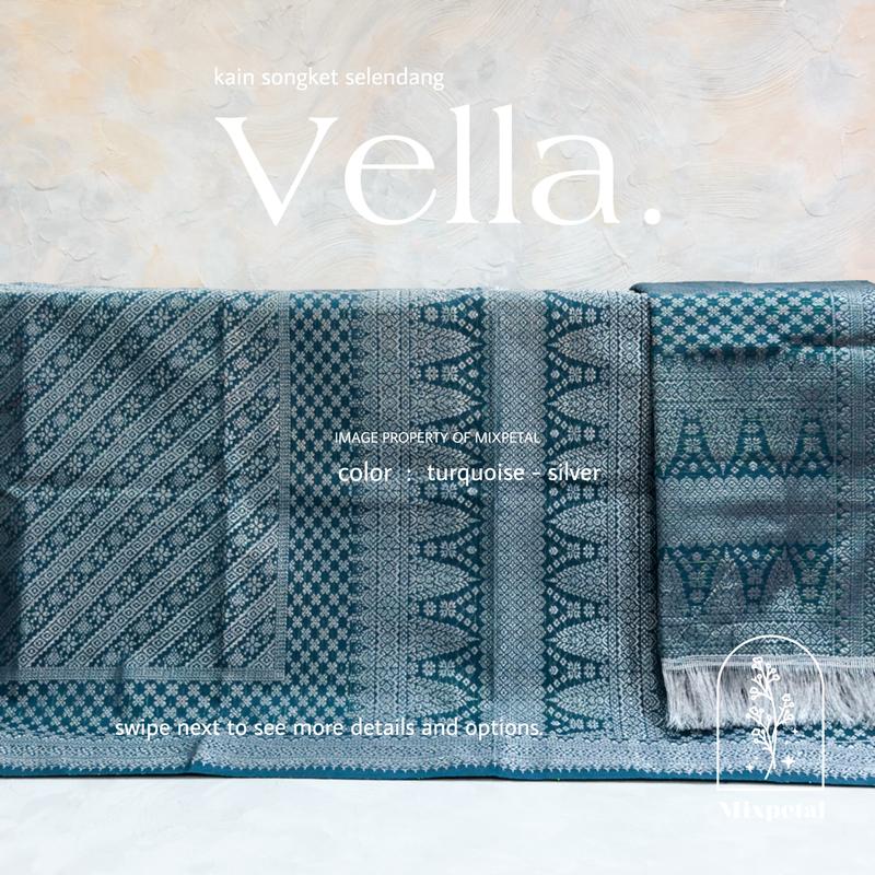 KAIN SONGKET SELENDANG VELLA 0
