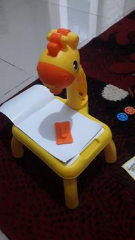 Product Review of Meja Belajar Projector Painting Meja menggambar Anak Mainan Furniture Edukasi Melukis Mewarnai Anak SPEEDS 025-3 from H**a I**5 1