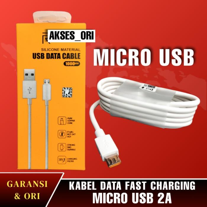 NEWS!! KABEL DATA CHARGER REALME C30 C30S C31 C33 ORIGINAL MICRO USB 2A 3