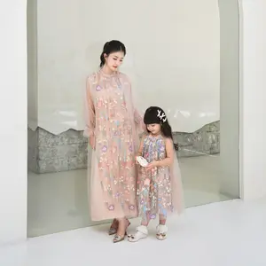 Aura Label - Roseanna Dress In Soft Peach