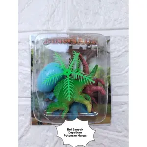 Mainan Anak Dinosaurs Merek Fancy Plastik Warna-warni untuk Edukasi dan Hiburan
