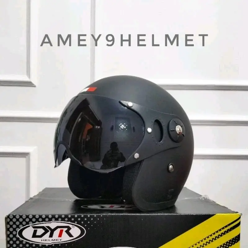Helm Pilot Italia Dewasa Bogo Retro Original HNF Sni Motorcycle Coklat 4