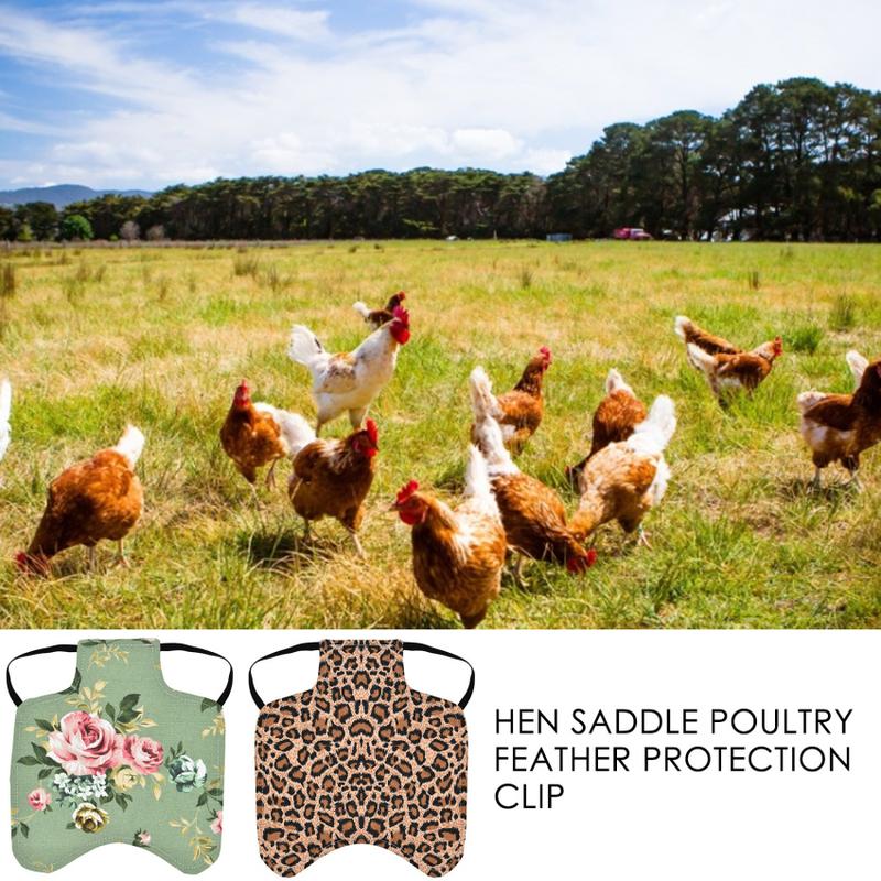 Chicken Saddle, Straps Hen Apron for Poultry Back Wing Protection-1 PC 7