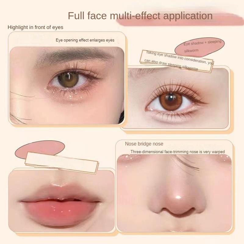 Mắt khén hạt dổi Bút Kẻ Mắt Hai Đầu, Phấn Mắt, Smudger, Chống Nhòe, Sửa Chữa Trang Điểm Mắt, Que Tạo Khối, Trang Điểm Mắt Lười Biếng,Bút Tạo Khối 2