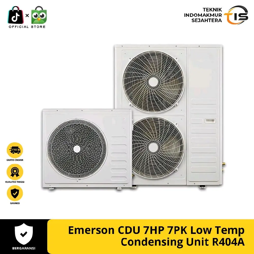 Emerson CDU 7HP 7PK Low Temperature Condensing Unit R404A Outdoor Unit Cold Storage Walk In Freezer Mesin Pendingin Ruang Beku Cold Room Industri