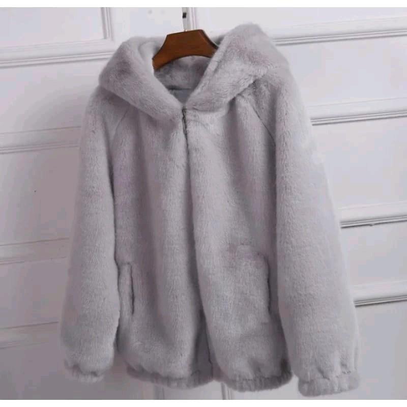 switer Jaket Bulu  serpa dewasa Winter Hodie Bolak Balik Pria/Wanita Outer Blazer Korea Casual Tebal Keren Zipper Panjang Outdoor Nyaman Distro Fleece Custom Formal Parka Semi mantel atasan jaket cewe bulu lembut bulu import musim gugur gadis 2