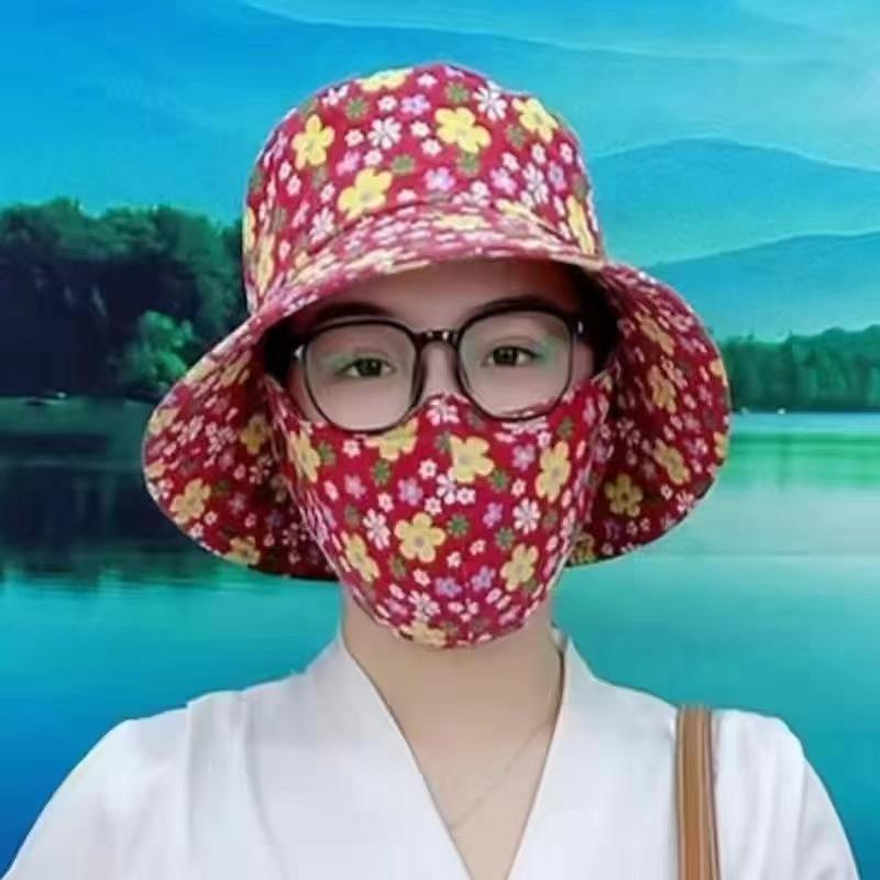 Product Introduction of Mũ Mặt Nạ Chống Nắng, Mùa Hè, Dành Cho Nữ, Che Mặt, Tia Cực Tím, Mũ Hái Trà 0