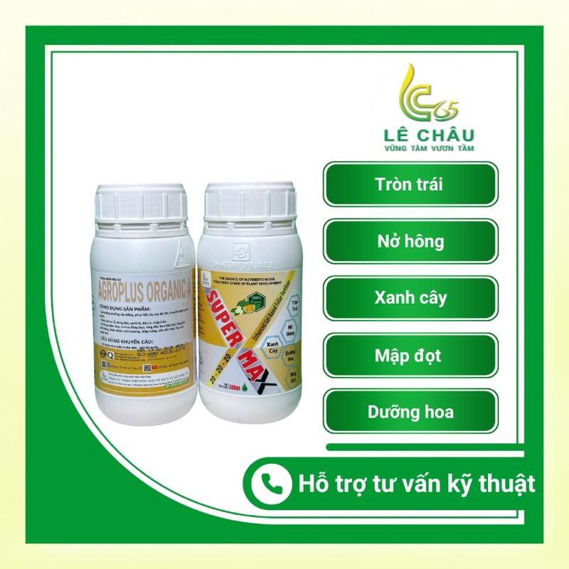 SUPER MAX - xanh cây- mập đọt- dưỡng hoa- nở hông- tròn trái 1