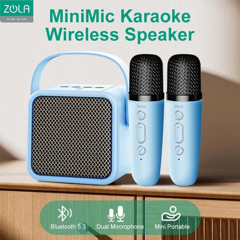 Zola Speaker Microphone Karaoke Portable Set Bluetooth Mini Full - Shop ...