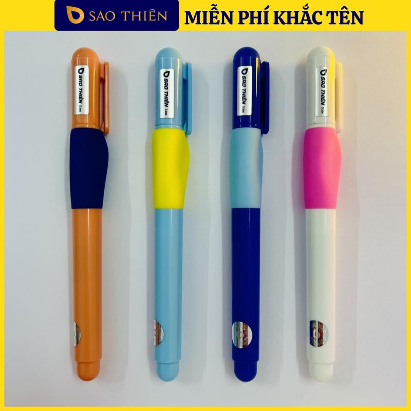 [MIỄN PHÍ KHẮC TÊN] Bút Máy Sao Thiên S206 có đệm định vị tay cầm chuẩn cho Học Sinh