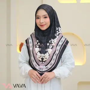 VAVA Hijab - Jilbab Instan Bergo Premium Pet Malay HIRA - Mahkota Muslim Kerudung Wanita Dewasa Panjang Khimar Syar'i Lembut Nyaman
