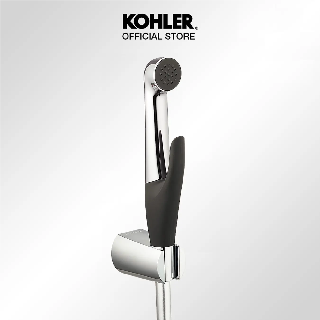 KOHLER Luxe Jet Shower Bidet / Hygiene Spray with Hose and Bracket Polished Chrome K-77364K-CP