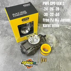 Karburator Karbu Original CPO Pwk 24 26 28 30 32 34 Karbu Kotak GEN 2 Original Black Series Motorcycle Kendaraan