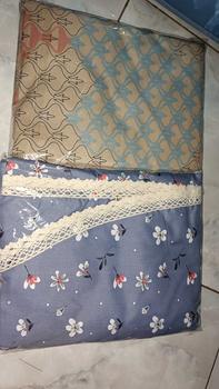 Product Review of Tiffany | Mukena Traveling Dewasa Mini Pouch Katun Motif Bunga 2in1 Muslim Panjang from n**a b**a a**a 1