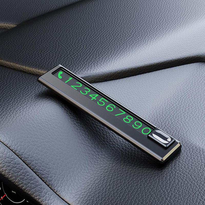 Product Introduction of Phone Number Card Plate Car Sticker Telephone Number Car Park Stop Car Temporary Parking Card Car Accessories 29