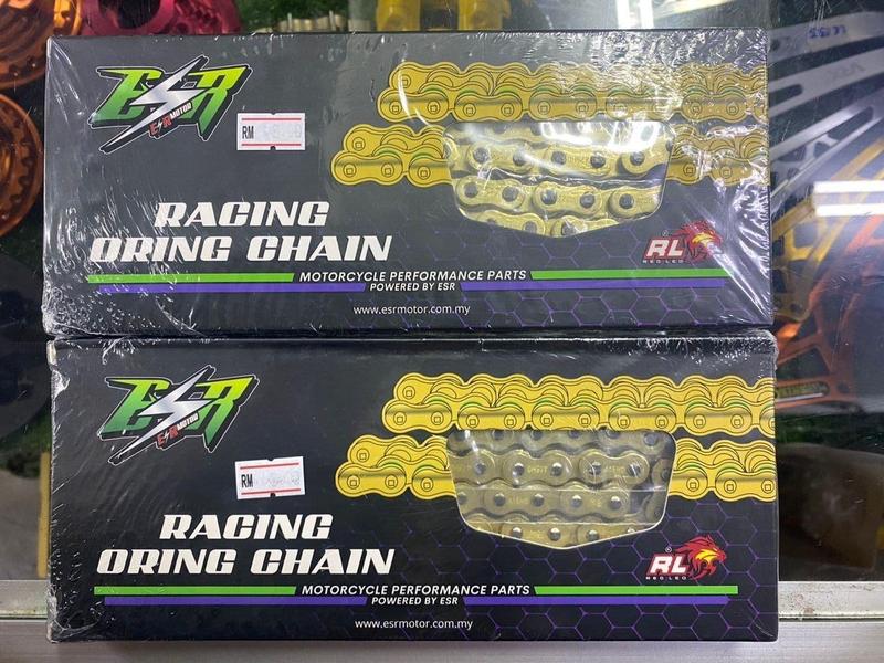 ESR MOTOR CHAIN GOLD 415 428 ORING / SPOKET YAMAHA EX5 ALLOY - TikTok ...
