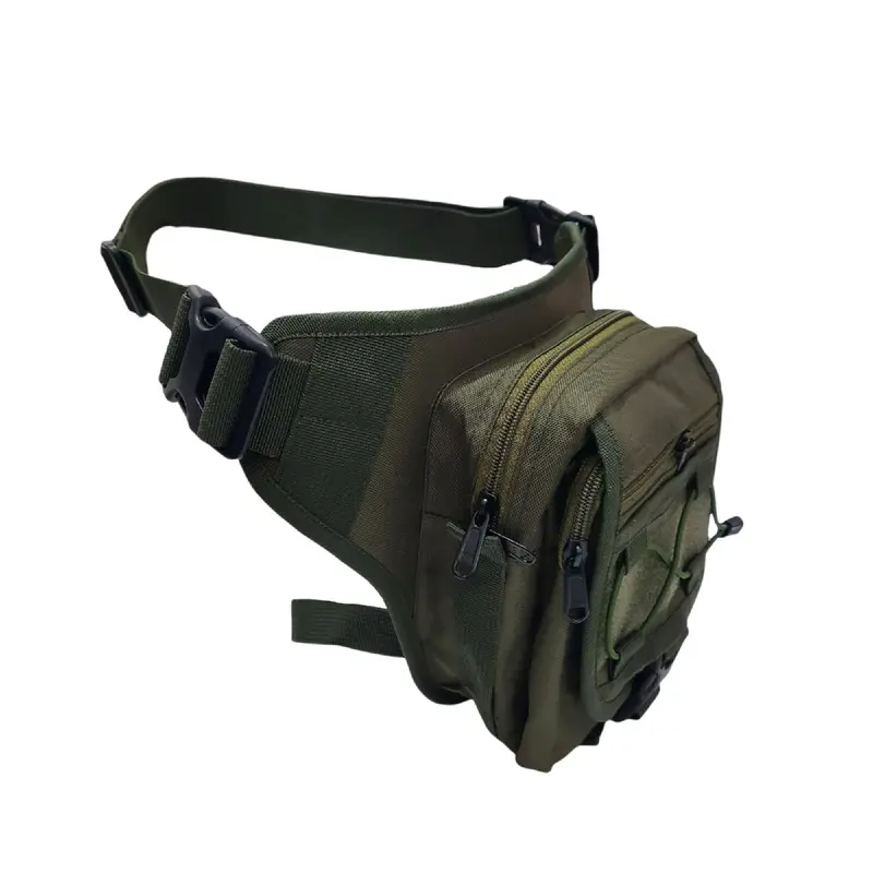 Tas Paha Tactical Slingbag Selempang Tas Pinggang Hitam cowok pria multifungsi Waistbag casual 2