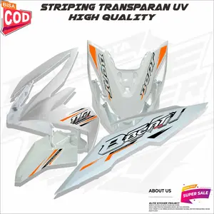 STRIPING TRANSPARAN HONDA BEAT NEW ESP 2016-2019 STICKER VARIASI TERBARU Motor Motorcycle