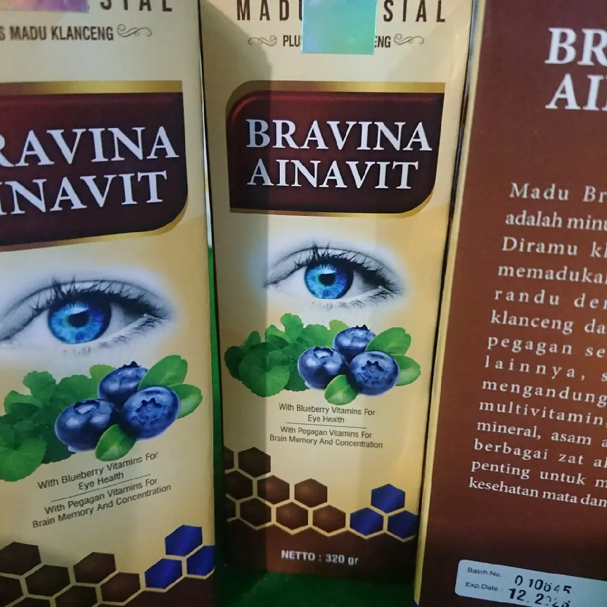 Madu Bravina Ainavit Aina Vit Kesehatan Mata Penglihatan Klanceng