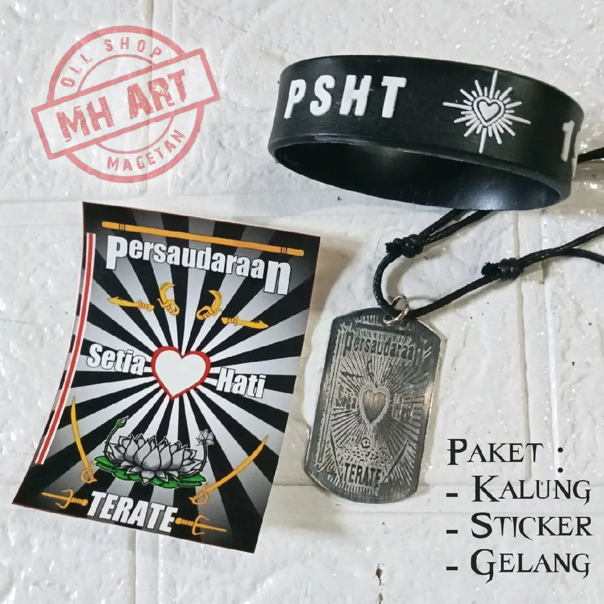 Promo Kalung, Gelang & Sticker PSHT murah