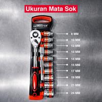 Gambar Kenmaster NEW Kunci Sok 1/2" - KM-074 12 PCS   - KCSO106 dari Kenmaster Official Store Kota Administrasi Jakarta Utara 5 Tokopedia
