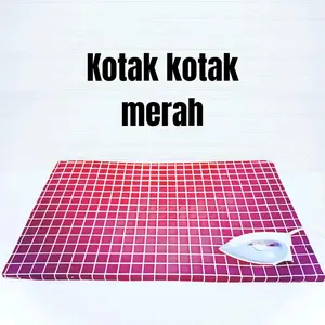 Alas gosok Setrikaan Anti Lengket Bahan Daswol Ukuran 90*50 Cm Bunga
