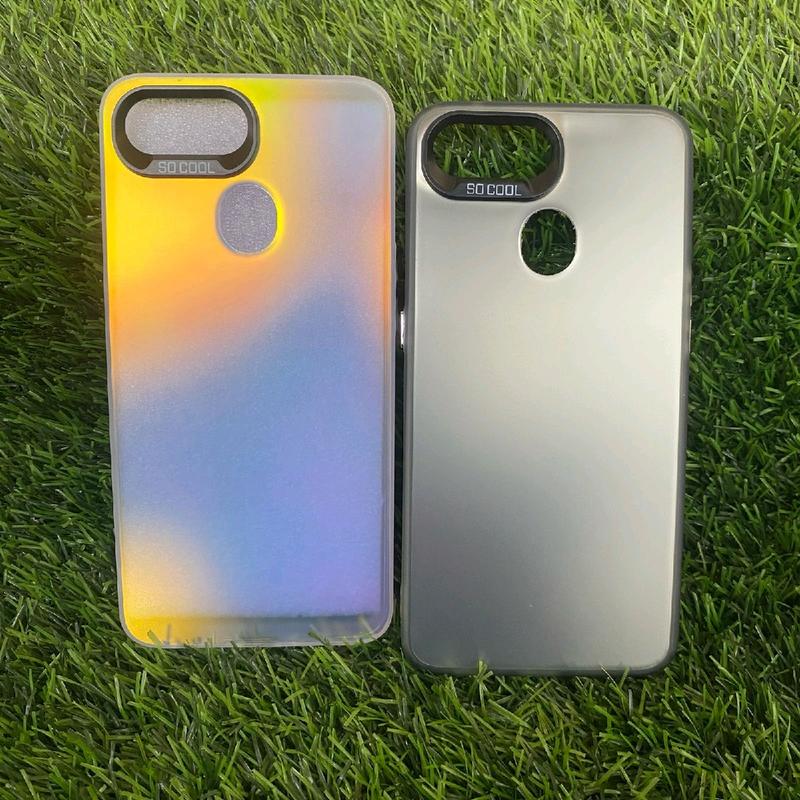 SOFTCASE OP A5S / A7 / A12 / A11K / F9 / F9 PRO / REAL U1 / A7X / AX7 TERBARU CASE IMD SOCOOL HYBRID HOLOGRAM  HARDCASE POLOS WARNA HITAM DAN GLOSSY PELINDUNG HANDPHONE PONSEL CASING 3