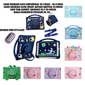 Softcase (Universal 10.1 inch - 10.4 inch) Advan VX Neo 10.1 | Advan A10 10.1 inch | Advan VX Lite 10.4 inch | Advan Sketsa 2 10.1 inch Casing  Silicone  Protection  Tab Case