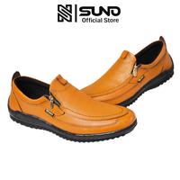 Gambar SUNO Leather Sepatu kasual material kulit sapi outsole karet model slip on zipper Kode SUNO-102T Reborn - Hitam, 39 dari SUNO LEATHER STORE Kab. Tangerang 4 Tokopedia