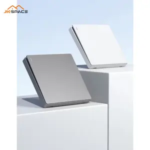 JK SPACE Saklar Lampu Dinding Tipe 86 Saklar Lampu Modern Universal Soket Colokan dengan Sakelar Hitam Tembaga