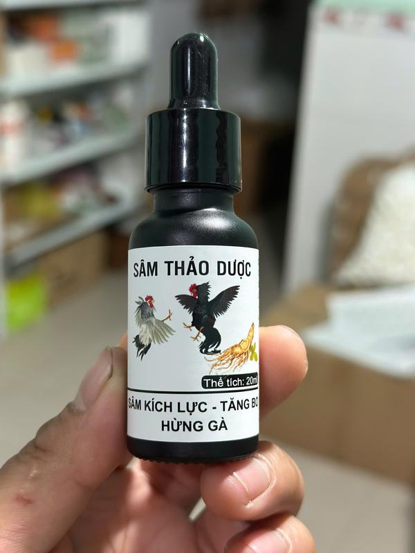  SÂM THẢO DƯỢC 20ML  Sâm kích lực tăng bo hừng gà-Cung cấp năng lượng va dinh dưỡng  